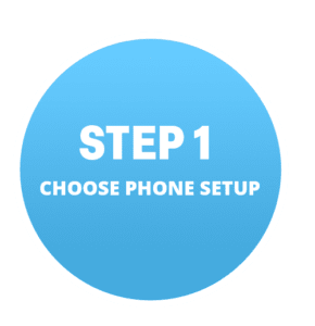 how a virtual reception service works - we start with step 1 - setting up call forwarding or assigning you a new virtual phone number